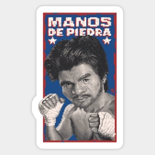 Manos de Piedra - Boxing Pixel Art Sticker